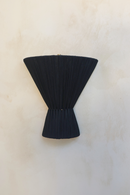 Flume Cloth Wall Sconces - Black